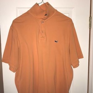 Orange Vineyard Vines Polo (Large)